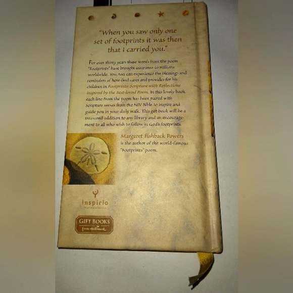 FREE with PURCHASE Hallmark Footprints Scripture with Reflections Book - Picture 4 of 13